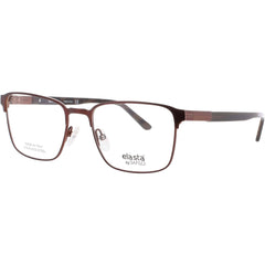 Elasta Unisex Eyeglasses - Pink Crystal Metal Full Rim Square Shape Frame | E-3124 4IN