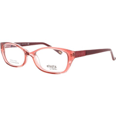 Elasta Unisex Eyeglasses - Plum Plastic Full Rim Rectangular Shape Frame | E-5798 JNW