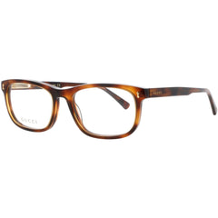 Gucci Men's Eyeglasses - Brown Acetate Full Rim Rectangular Shape Frame | GG1046O 005