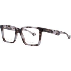 Gucci Men's Eyeglasses - Grey Acetate Full Rim Square Clear Lens Frame | GG1540O 004