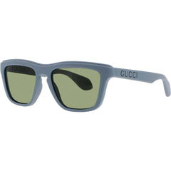 Gucci Men's Sunglasses - Light Blue Acetate Full Rim Rectangular Frame | GG1571S 003