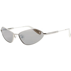 Jacquemus Unisex Sunglasses - Silver Metal Full Rim Cat Eye Shape Frame | JAC68C3SUN