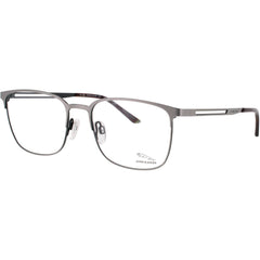 Jaguar Men's Eyeglasses - Grey Metal Full Rim Rectangular Shape Frame | JG33627 6500