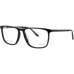 Jaguar Men's Eyeglasses - Matte Black Acetate Full Rim Rectangular | JG31030 8840