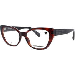 Karl Lagerfeld Women's Eyeglasses - Dark Tortoise Full Rim Cat Eye Frame | KL6151 242