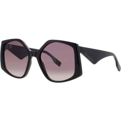 Karl Lagerfeld Women's Sunglasses - Black Full Rim Oversized Shape Frame | KL6208S 001
