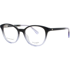 Kate Spade Women's Eyeglasses - Black/Blue Acetate Full Rim Cat Eye Frame | AGGIE D51