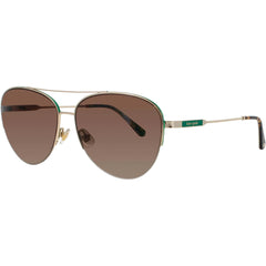 Kate Spade Women's Sunglasses - Gold/Green Full Rim Aviator Frame | JANECE/G/S PEF/HA