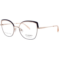 Koali-Morel Women's Eyeglasses - Rose Gold/Black Full Rim Cat Eye Frame | 20111K BP12