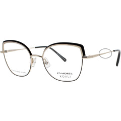Koali-Morel Women's Eyeglasses - Black/Gold Full Rim Cat Eye Shape Frame | 20111K ND10