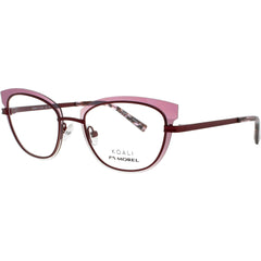 Koali-Morel Women's Eyeglasses - Pink/Burgundy Full Rim Cat Eye Frame | 20029K PP16