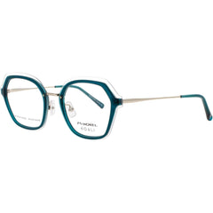 Koali-Morel Women's Eyeglasses - Blue/Gold Metal/Plastic Butterfly Frame | 20073K VD05