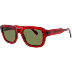 Lacoste Unisex Sunglasses - Square Orange Plastic Full Rim Frame | L6048S 800