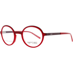 Lightec-Morel Men's Eyeglasses - Round Red Acetate Full Rim Frame | 8248L RR011