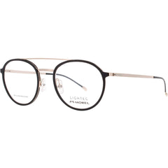 Lightec-Morel Men's Eyeglasses - Black/Beige Aluminium Full Rim Frame | 30067L ND04