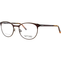 Lightec-Morel Men's Eyeglasses - Brown Stainless Steel Full Rim Frame | 30020L MD16
