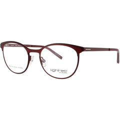 Lightec-Morel Men's Eyeglasses - Red Stainless Steel Full Rim Frame | 30020L RR15