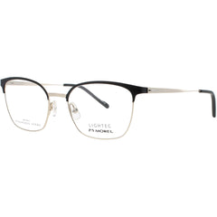 Lightec-Morel Men's Eyeglasses - Black/Beige Stainless Steel Frame | 30163L ND10