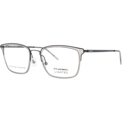 Lightec-Morel Men's Eyeglasses - Square Grey Acetate Full Rim Frame | 30179L GG05