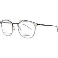 Lightec-Morel Men's Eyeglasses - Navigator Grey/Black Acetate Frame | 30180L GN09
