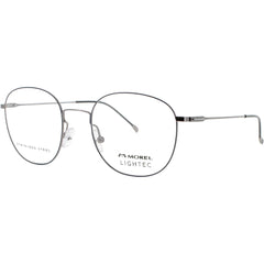 Lightec-Morel Men's Eyeglasses - Grey Stainless Steel Full Rim Frame | 30208L BG09