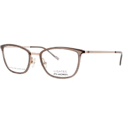 Lightec-Morel Men's Eyeglasses - Brown/Gold Acetate Full Rim Frame | 30055L PD05