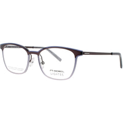 Lightec-Morel Men's Eyeglasses - Plum/Grey /Nylon Full Rim Frame | 30140L PP04