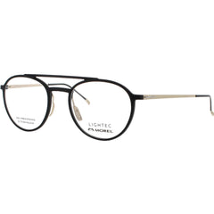 Lightec-Morel Men's Eyeglasses - Navigator Black/Beige Full Rim Frame | 30070L ND01