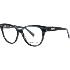 Longchamp Women's Eyeglasses - Petrol Horn Acetate Full Rim Frame | LO2698 426