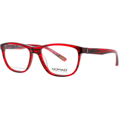 Nomad-Morel Women's Eyeglasses - Square Red Acetate Full Rim Frame | 3035N RR010