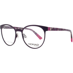 Nomad-Morel Women's Eyeglasses - Oval Purple Stainless Steel Frame | 3045N PP060