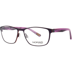 Nomad-Morel Women's Eyeglasses - Purple Metal/Plastic Full Rim Frame | 2375N PP041