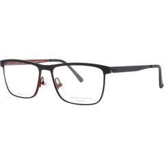 Prodesign Men's Eyeglasses - Square Matte Black Titanium Full Rim Frame | 1449 6021