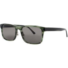 Prodesign Men's Sunglasses - Transparent Green Acetate Full Rim Frame | FLASH 2 9525