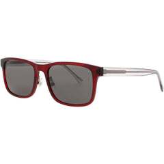 Prodesign Men's Sunglasses - Transparent Red Acetate Full Rim Frame | FLASH 2 4025