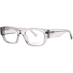 Prodesign Unisex Eyeglasses - Transparent Grey Acetate Full Rim Frame | CUT 1 6525