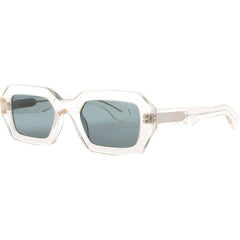 Prodesign Unisex Sunglasses - Light Champagne Acetate Frame | MALACHITE 1515