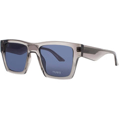 Quay Men's Sunglasses - Square Grey Acetate Full Rim Frame | FAST LANE 78617