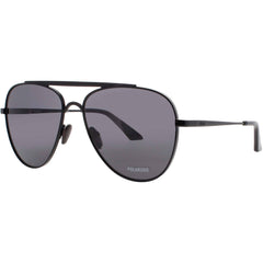 Quay Unisex Sunglasses - Aviator Black Metal Full Rim Frame | FREE FALL 77098