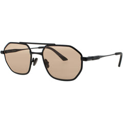 Quay Unisex Sunglasses - Navigator Matte Black Metal Full Rim Frame | EN ROUTE 76827
