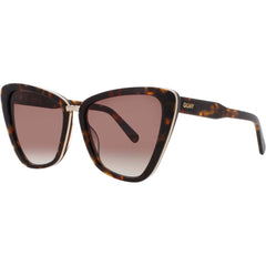 Quay Women's Sunglasses - Neutral Tortoise Acetate/Metal Frame | ALL TALK 78603