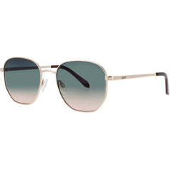Quay Women's Sunglasses - Geometric Gold Metal Full Rim Frame | BIG TIME 77714