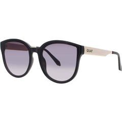 Quay Women's Sunglasses - Cat Eye Black Acetate Full Rim Frame | DATE NIGHT 75482