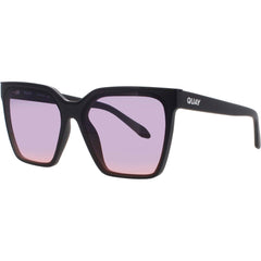 Quay Women's Sunglasses - Matte Black Plastic Full Rim Frame | LEVEL UP 77701