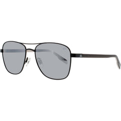 Quiksilver Men's Sunglasses - Matte Black Metal Aviator Full Rim Frame | QS3004 BLK
