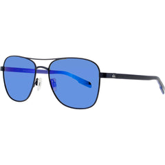 Quiksilver Men's Sunglasses - Matte Blue Metal Aviator Full Rim Frame | QS3004 BLU