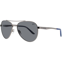 Quiksilver Men's Sunglasses - Silver Metal Aviator Shape Full Rim Frame | QS3014 SIL