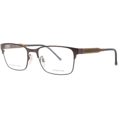 Tommy Hilfiger Men's Eyeglasses - Matte Ruthenium Metal Full Rim Frame | TH 1396 R1X
