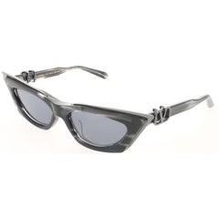 Valentino Women's Sunglasses - Black Marble Cat Eye Shape Frame | V GOLDCUT I VLS 113B