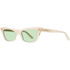 Valentino Women's Sunglasses - Champagne/Gold Plastic Full Rim Frame | VLS 176 176A